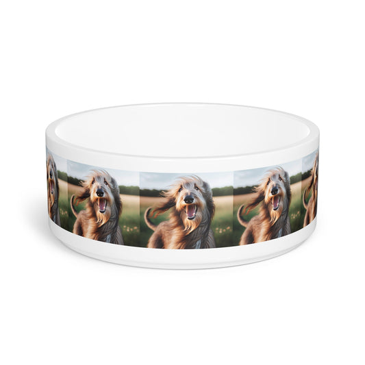 Ceramic Pet Bowl – 16 oz Dog Feeding Bowl