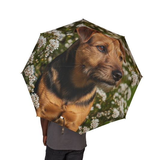 48" Semi-Automatic Umbrella – Windproof Large Travel Rain Umbrella