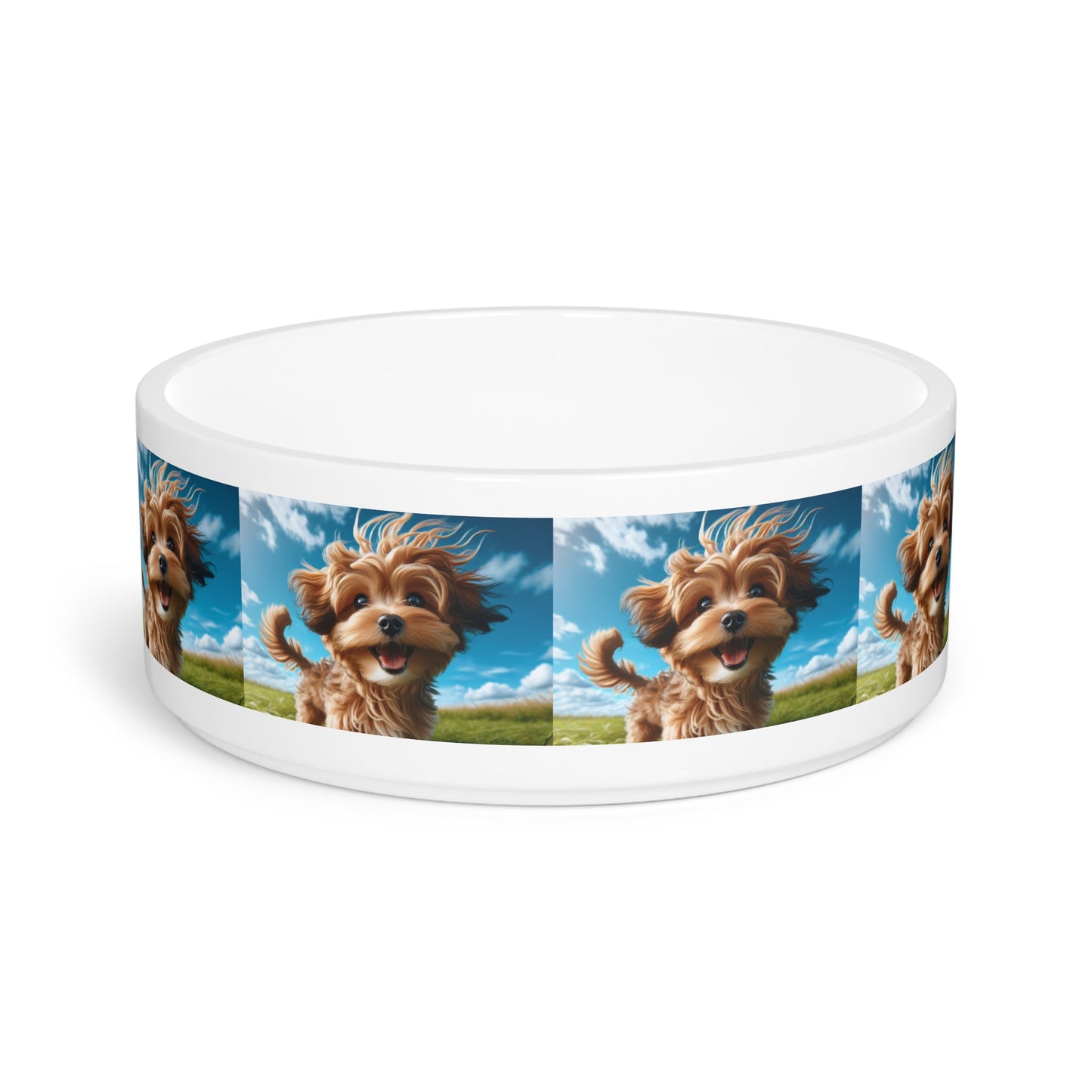 Ceramic Pet Bowl – 16 oz Dog Feeding Bowl