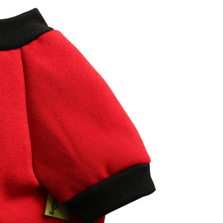 Fleece pet sweater