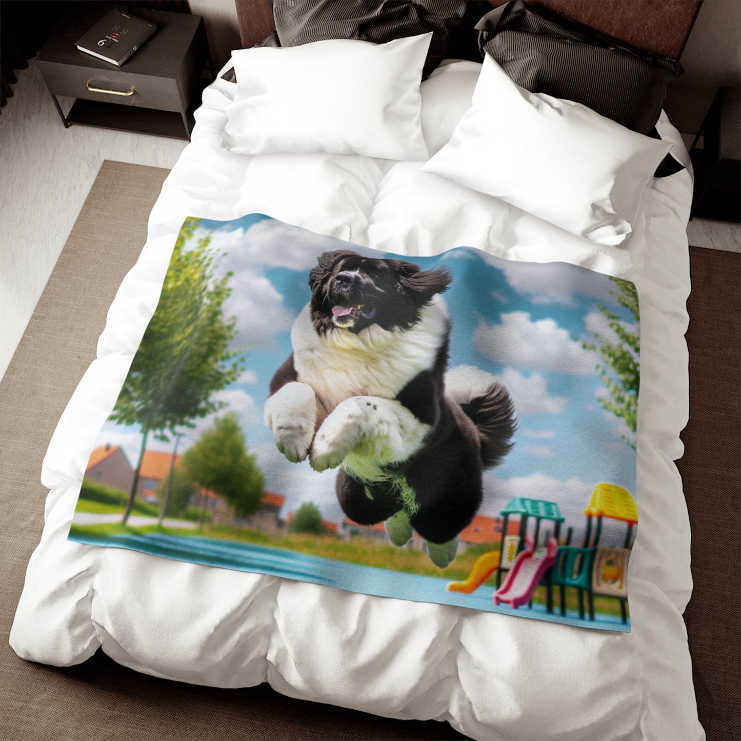 Sweatshirt Blanket – Plush Fleece Throw, 2 Size Options
