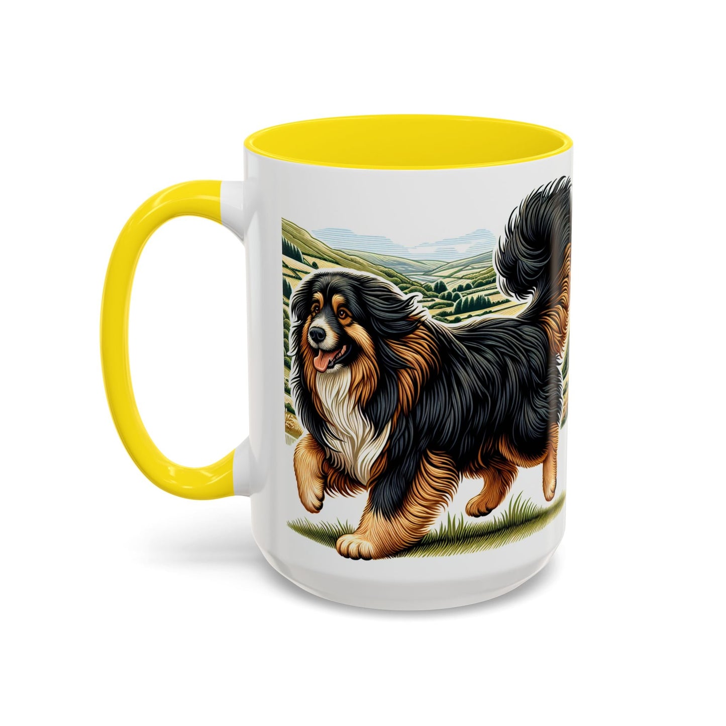 Keramiktasse mit Hunderassen-Motiv – 11 oz & 15 oz