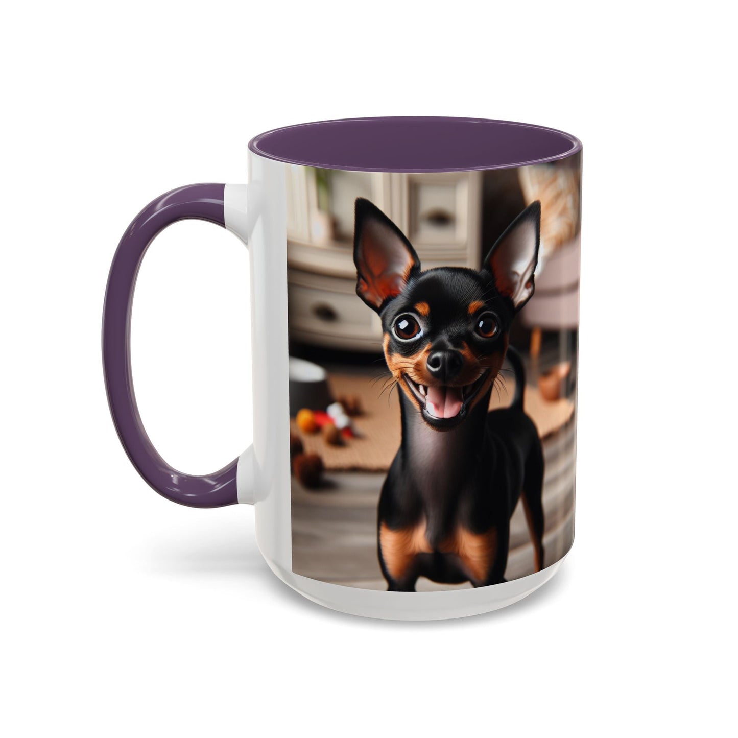Keramiktasse mit Hunderassen-Motiv – 11 oz & 15 oz