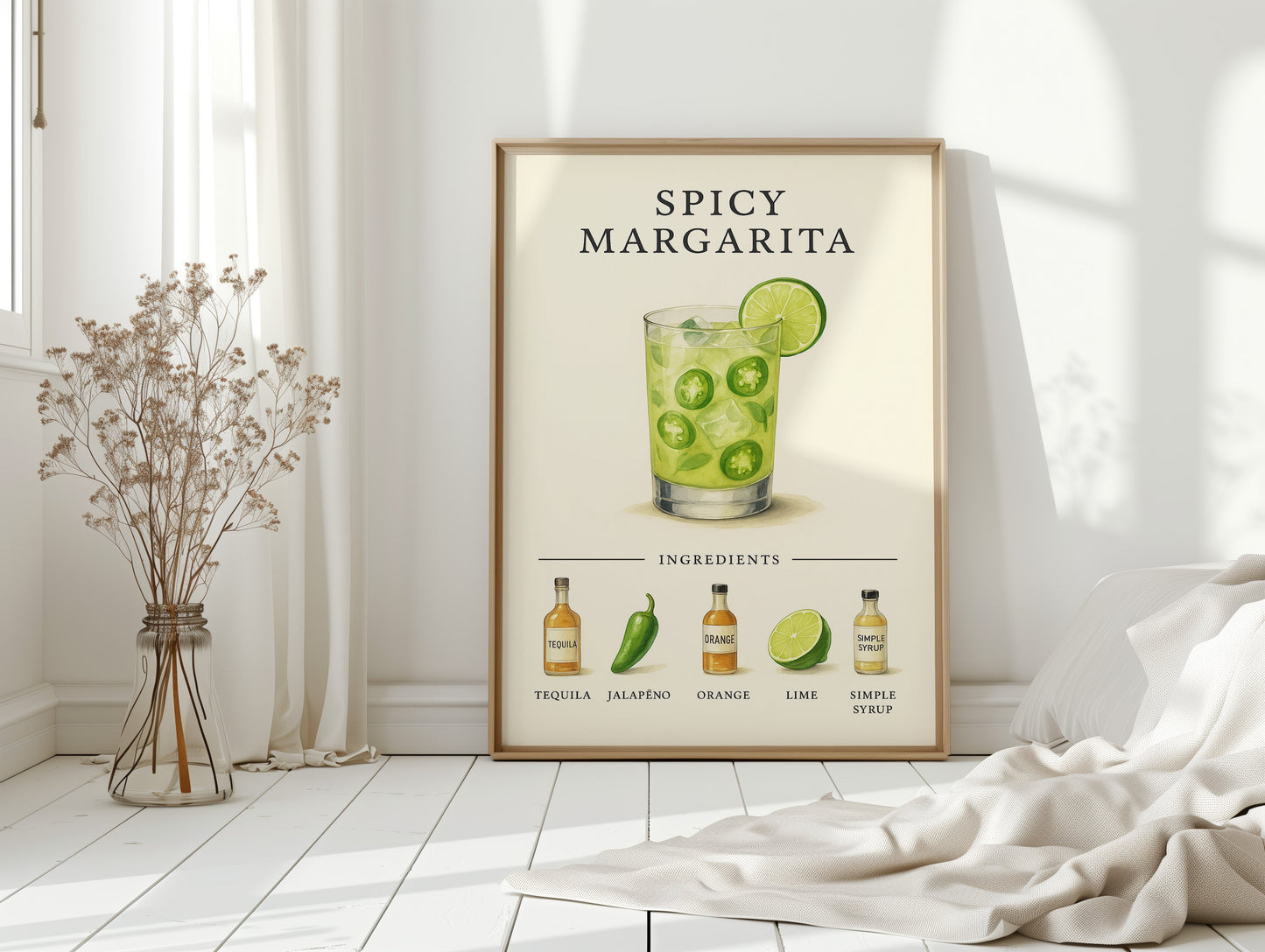 Recette de cocktail Margarita épicée à imprimer