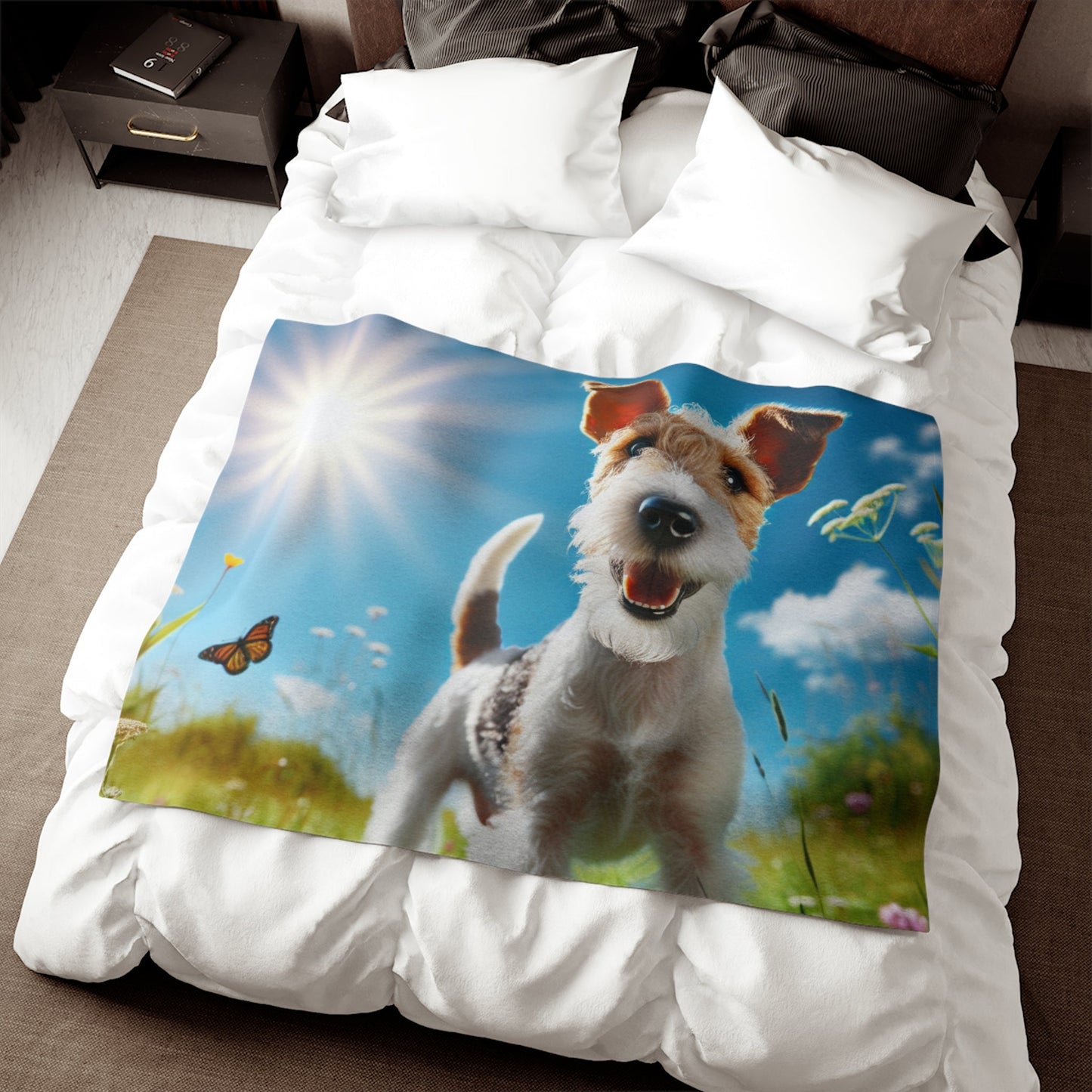 Couverture polaire – Jeté en peluche, 2 options de taille