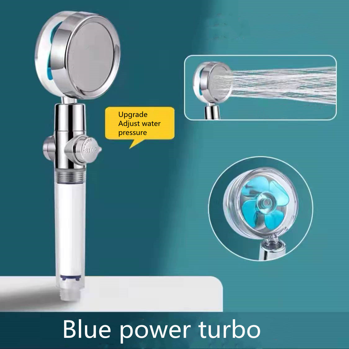 360 Rotating Water Saving Shower Head
