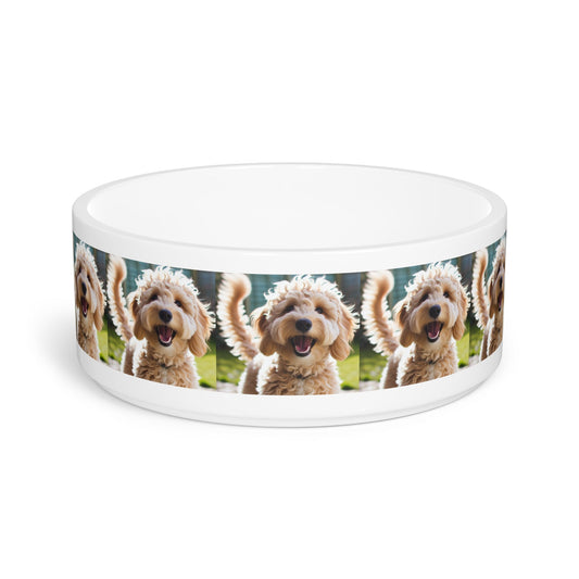 Ceramic Pet Bowl – 16 oz Dog Feeding Bowl
