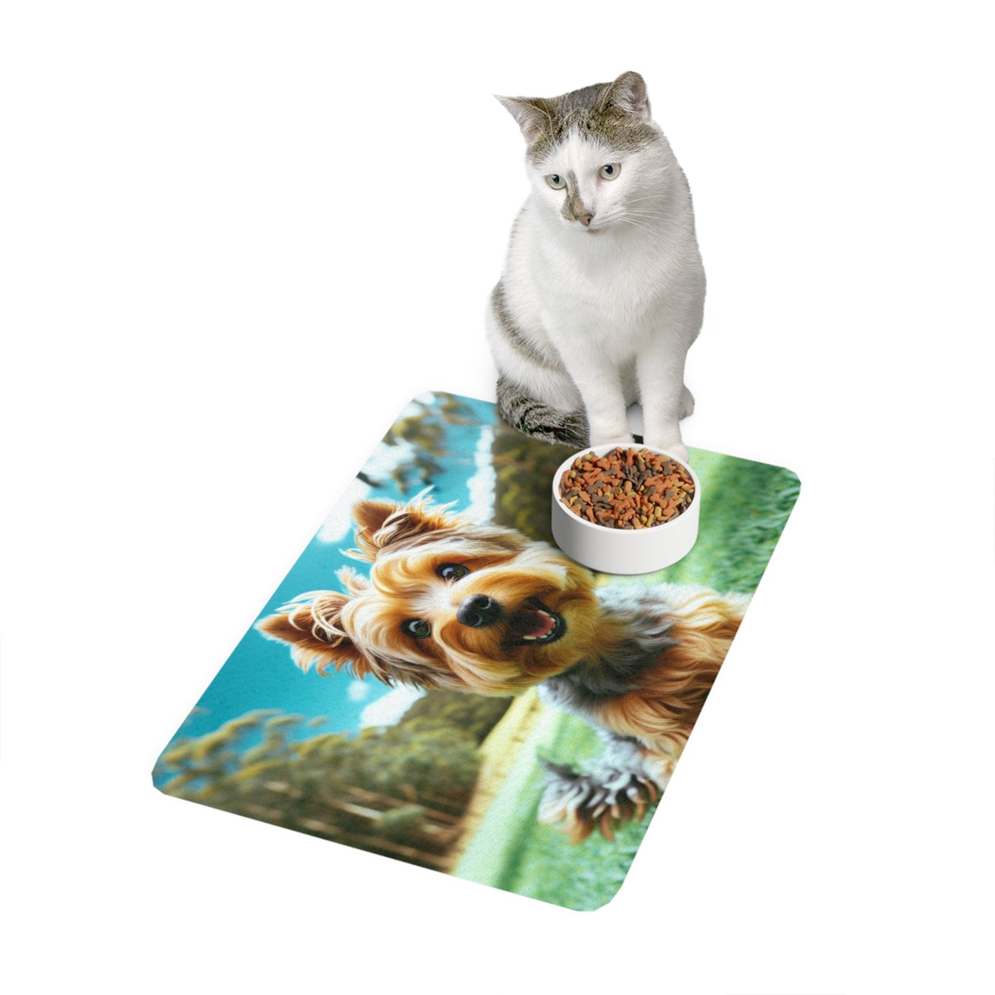Non-Slip Pet Food Mat – Waterproof Feeding Mat for Dogs