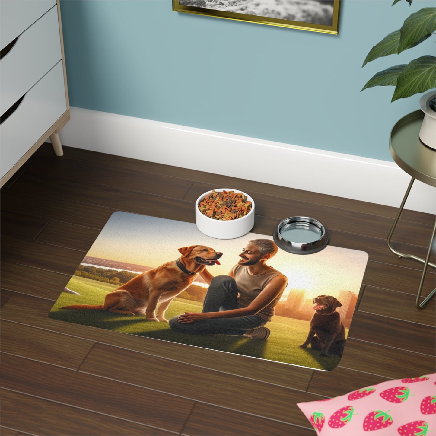Non-Slip Pet Food Mat – Waterproof Feeding Mat for Dogs