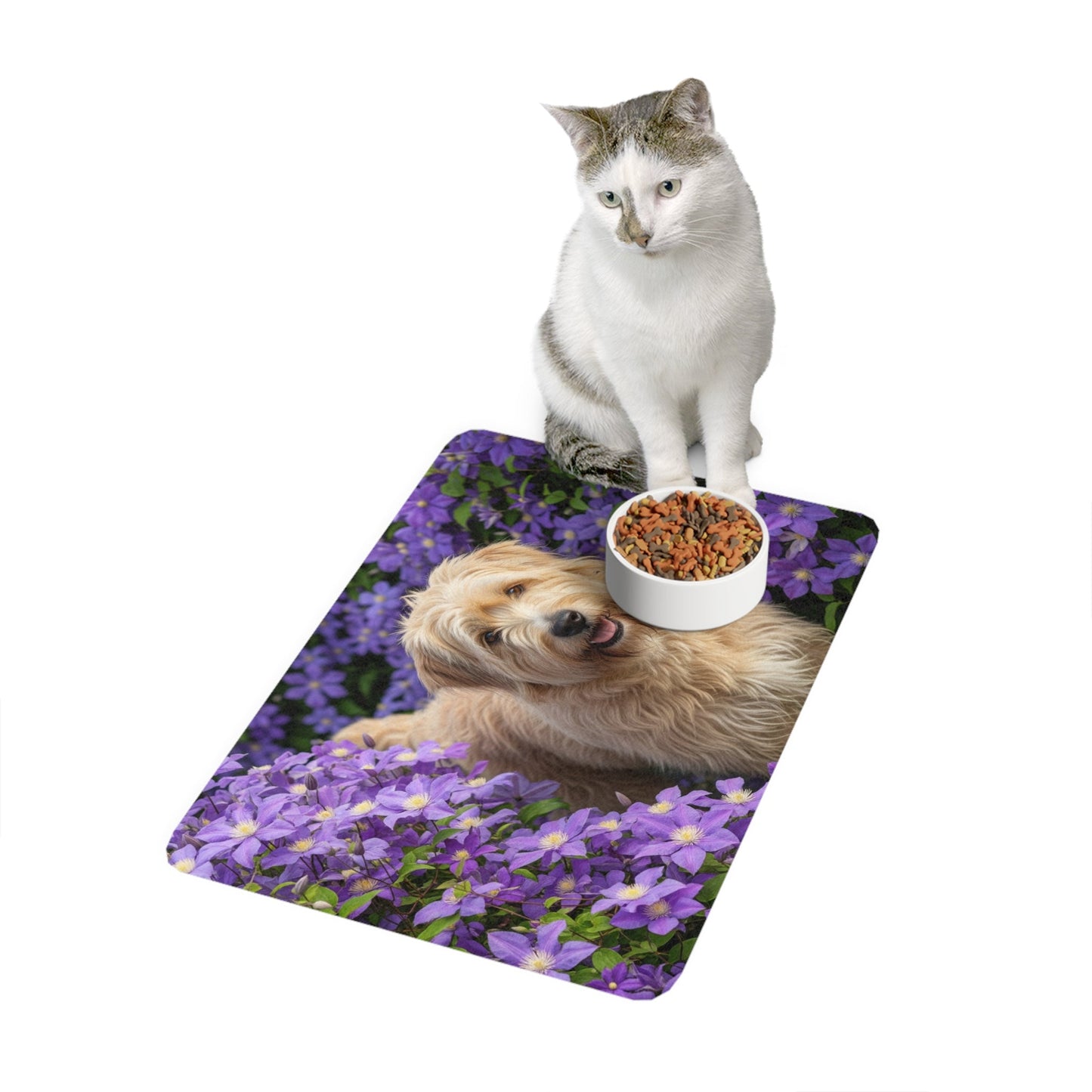 Non-Slip Pet Food Mat – Waterproof Feeding Mat for Dogs