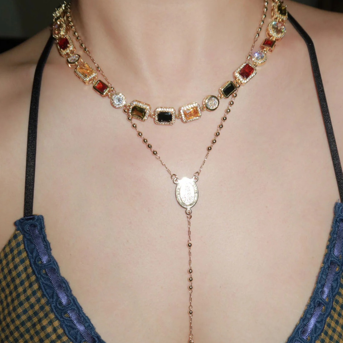 Rabenschmuck-Halskette/Armband