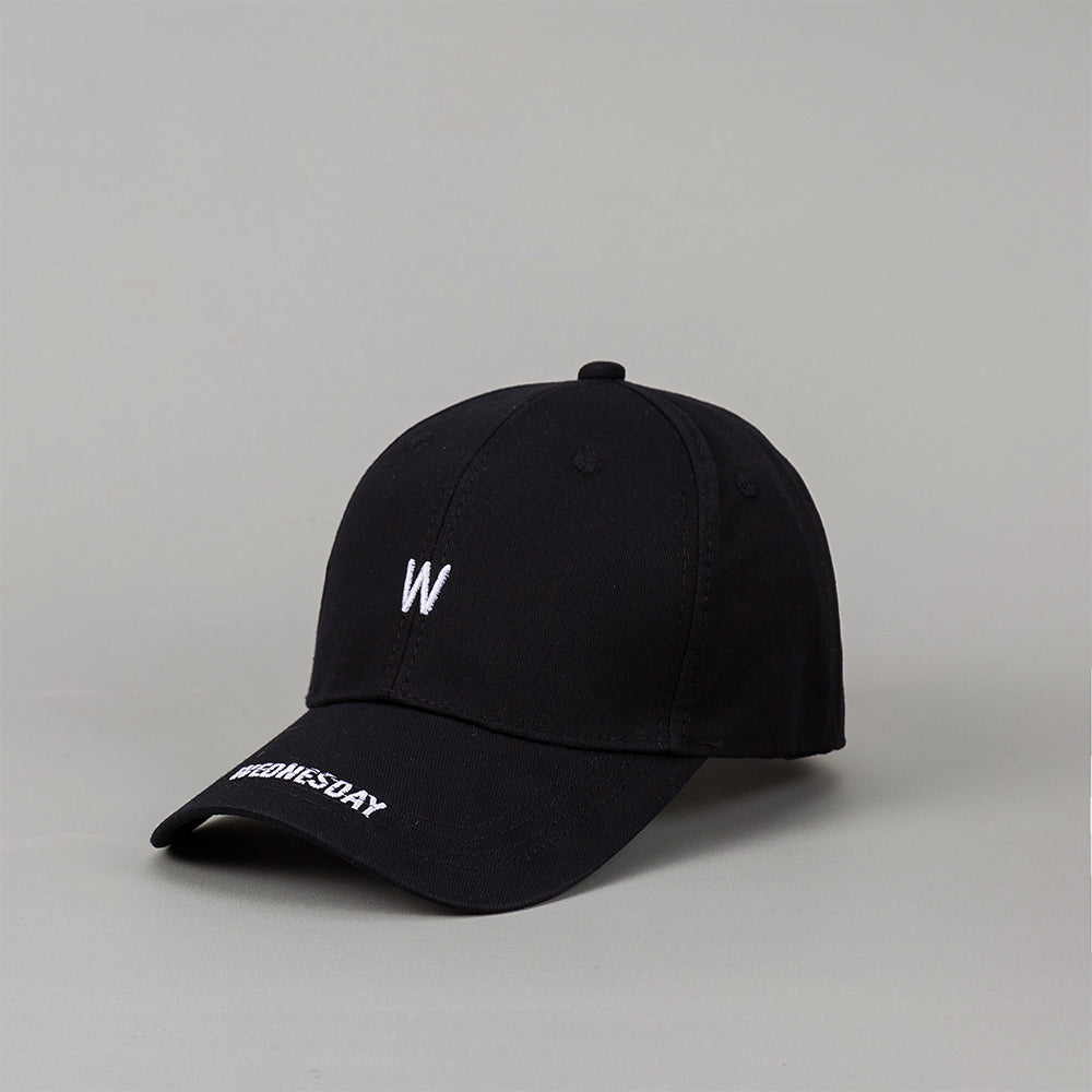 Men's And Women's Solid-color Embroidered Letter Simple And Fashionable Baseball Cap Suitable For Couples' Date, Dinner, Outdoor Outing, Sun Protection Activities