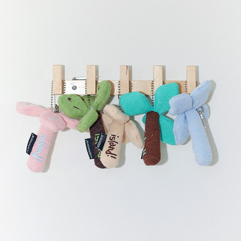 Cute Coconut Tree Pendant Key Chain Summer Bag Pendant Pendant Doll Qixi Gift