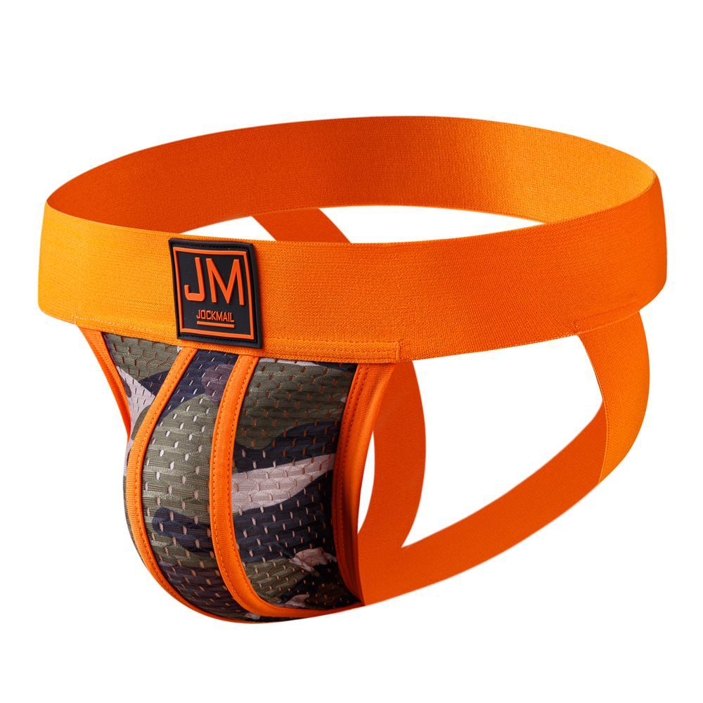 Mens Camo Mesh Thong Underwear
