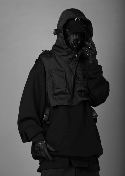 Sweat à capuche HiH34 Black Tech Guard