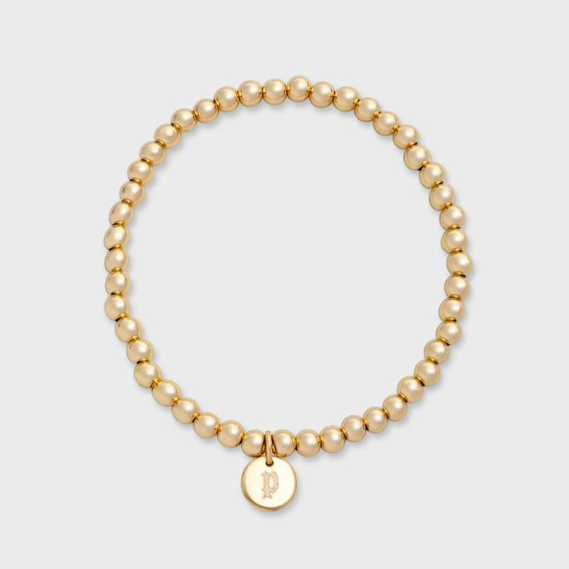 Old English Initial Juno Bracelet (4mm)