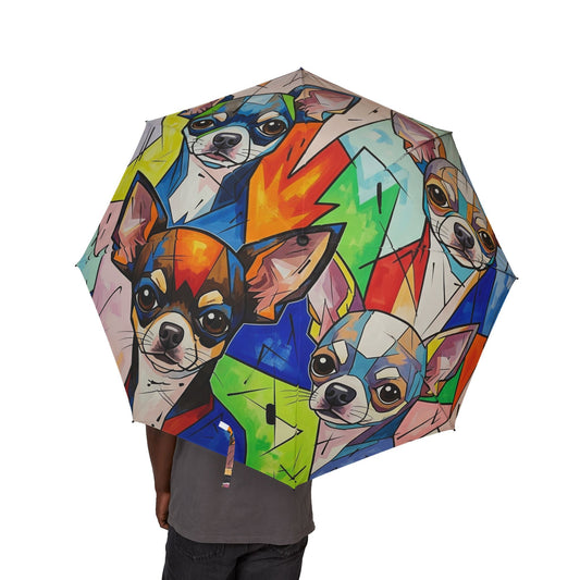 48" Semi-Automatic Umbrella – Windproof Large Travel Rain Umbrella