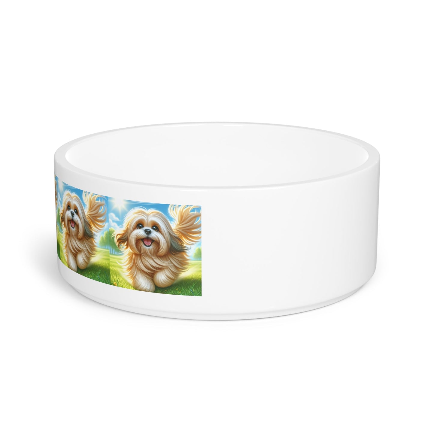 Ceramic Pet Bowl – 16 oz Dog Feeding Bowl
