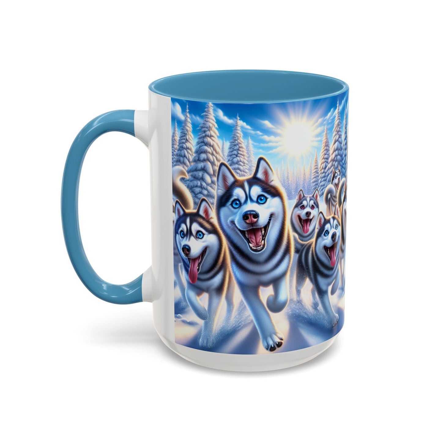 Keramiktasse mit Hunderassen-Motiv – 11 oz & 15 oz