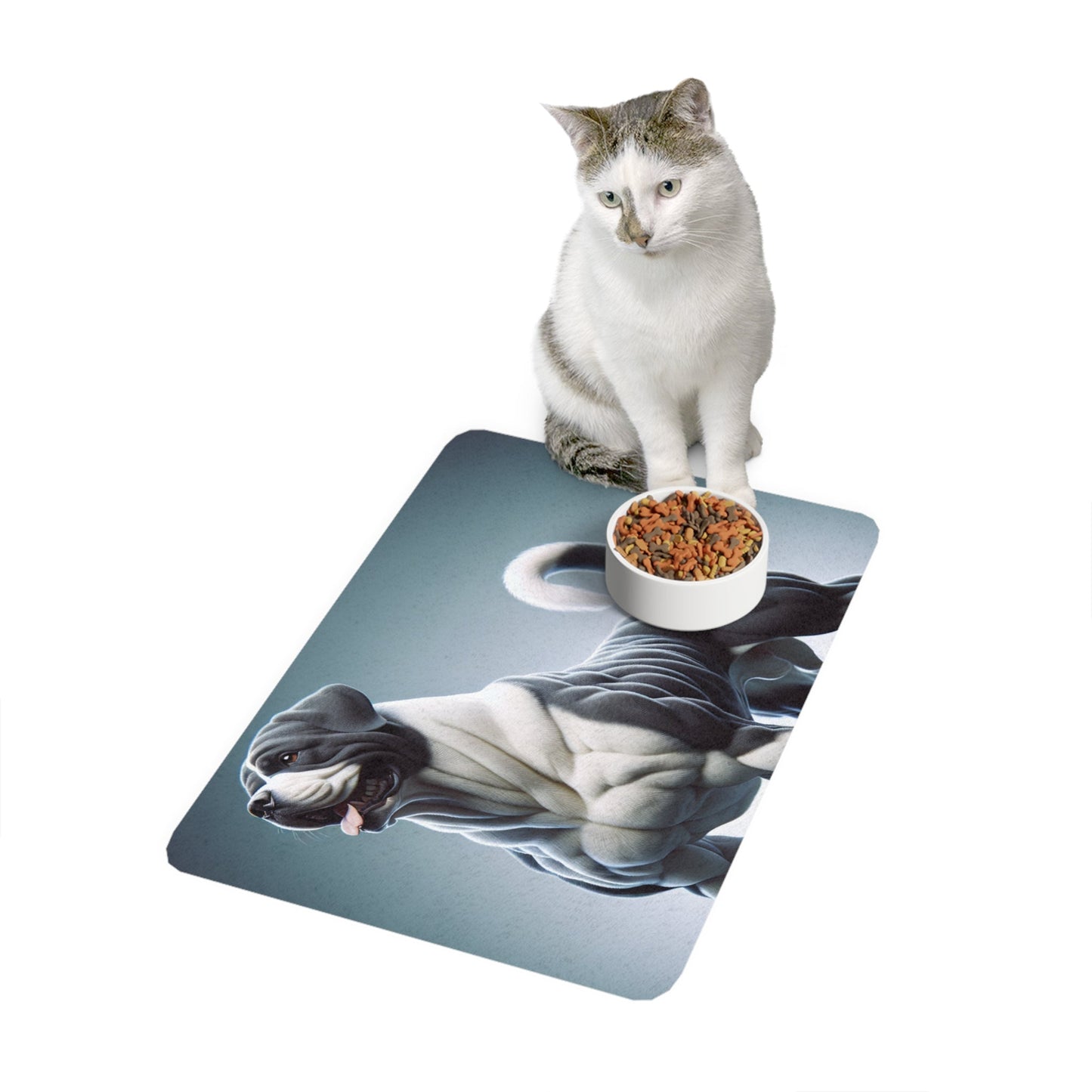 Tapis antidérapant pour animaux de compagnie – Tapis d'alimentation étanche pour chiens