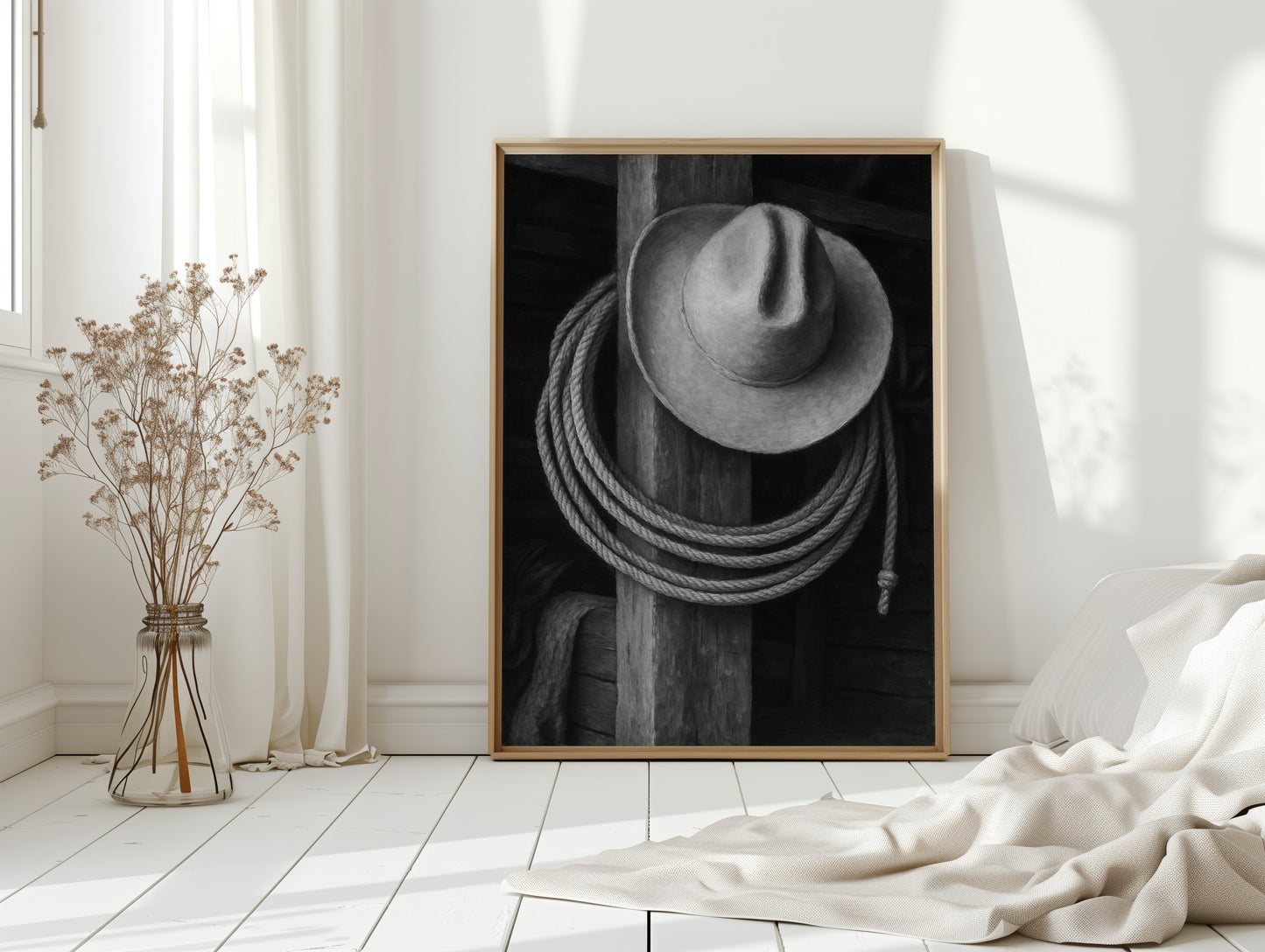 Cowboyhut und Lasso