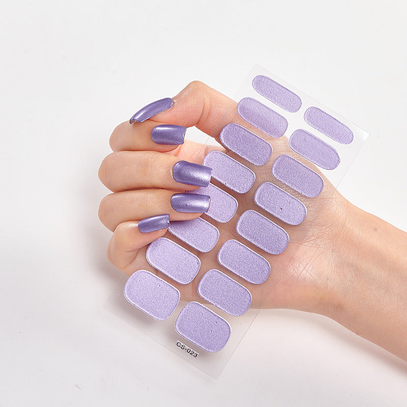 Waterproof Long Lasting Nail Stickers Letter Color