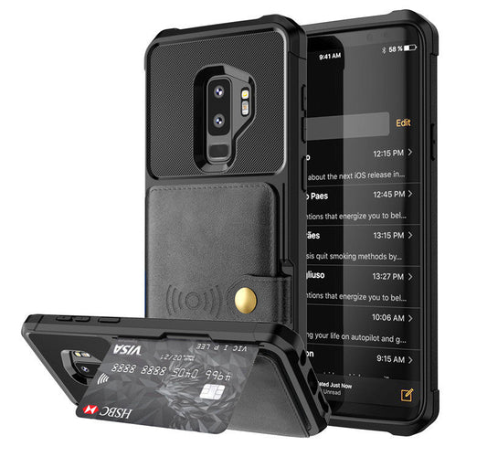 Apple Luxury PU Leather Wallet Flip Case for iPhone