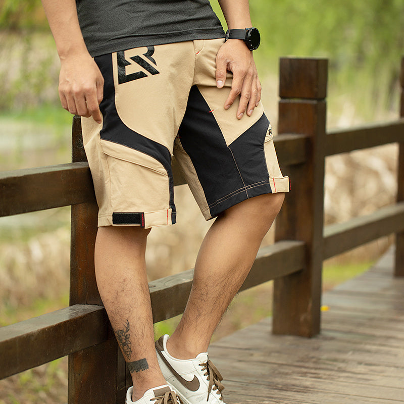 Men's Quick-Dry Double-Layer Outdoor Cycling Trousers