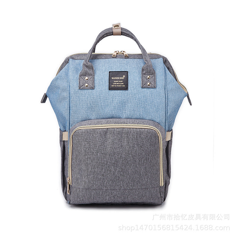 Fashion Japanese Mommy Bag Multifunctional Large Capacity Baby Bottle Backpack Diaper Backpack