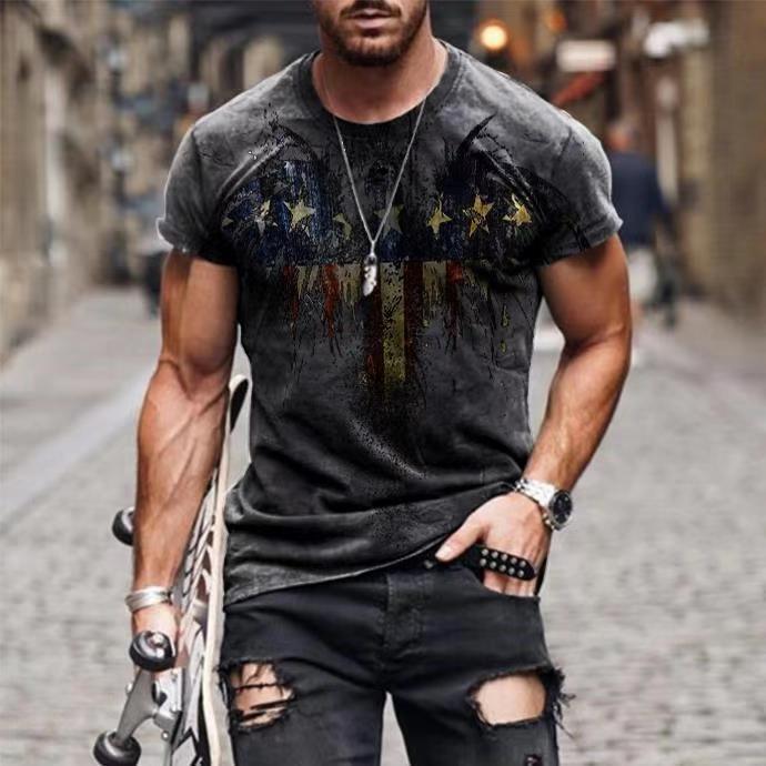 Men’s Summer vintage casual T-shirts