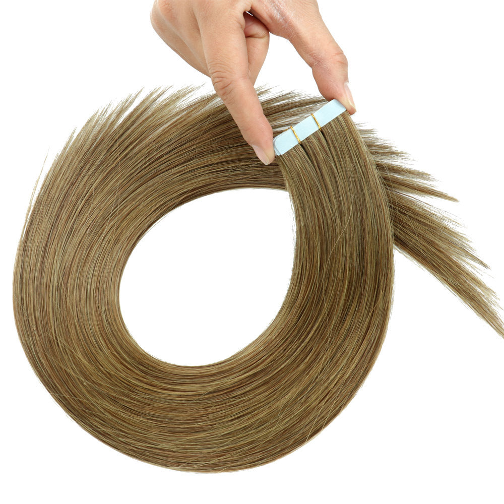 Double-sided Adhesive PU Hair Extension Piece Wig