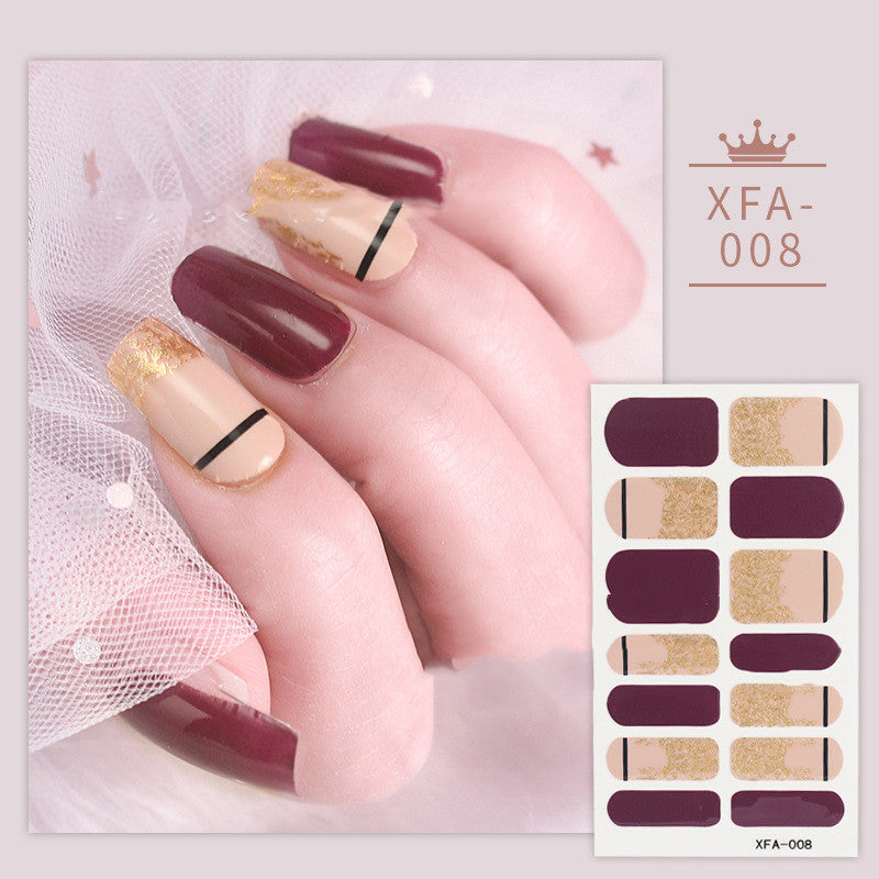 Nail Art Diamond Nail Polish Film Nail Sticker Nail Polish Glue
