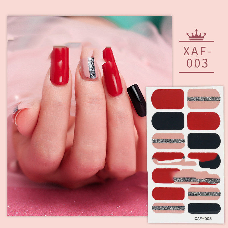 Nail Art Diamond Nail Polish Film Nail Sticker Nail Polish Glue
