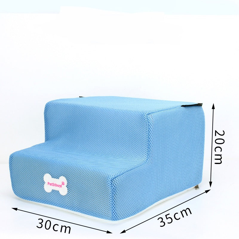 Pet Sponge On The Sofa Bed Climbing Ladder