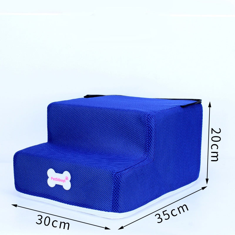 Pet Sponge On The Sofa Bed Climbing Ladder