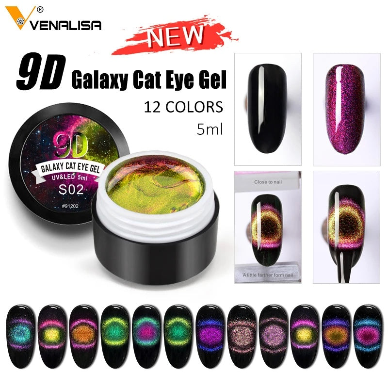 Venalisa 9D Cat Eye Chameleon Gel Varnish 5ml