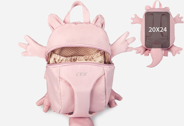 Shoulder Kid'S Fun Cute Cartoon Traveling Children'S Snacks Small Backpack