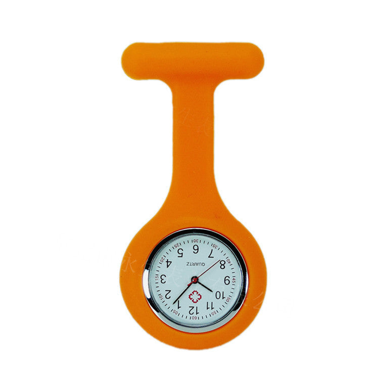 Silicone Nurse Watch Pin Pocket Watch Student Pocket Watch