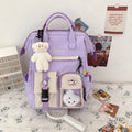 Girls Heart Junior High School Students Large Capacity Backpack Girls