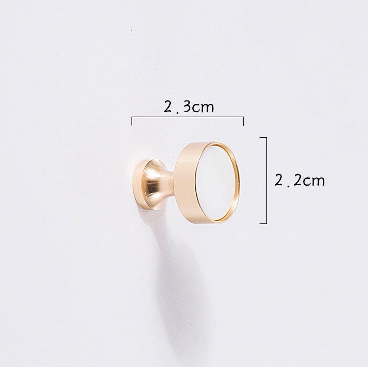 Nordic Marble Crystal Gold Brass Handle Light