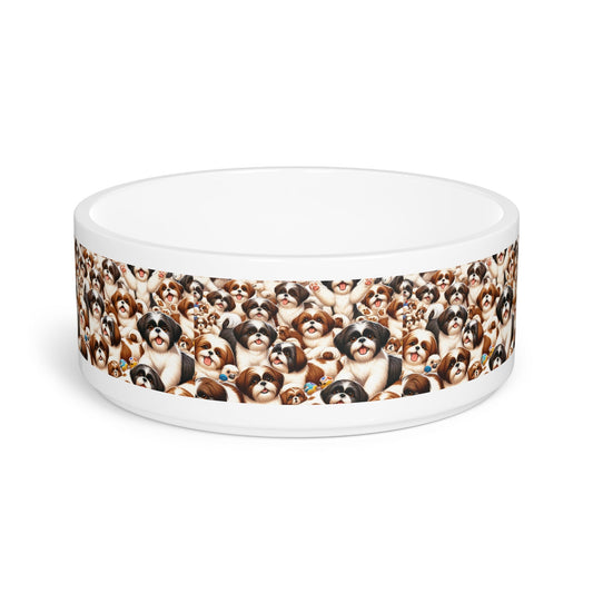Ceramic Pet Bowl – 16 oz Dog Feeding Bowl