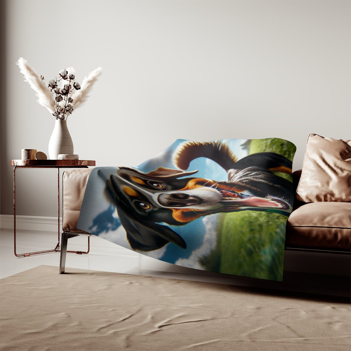 Sweatshirt Blanket – Plush Fleece Throw, 2 Size Options