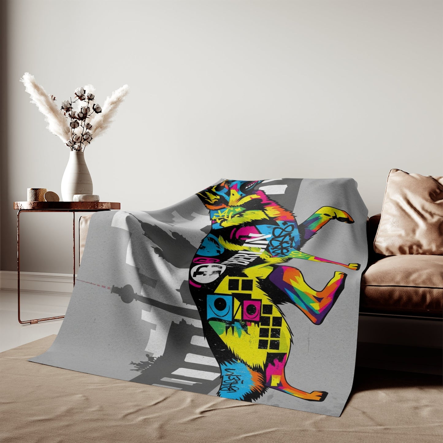 Sweatshirt Blanket – Plush Fleece Throw, 2 Size Options