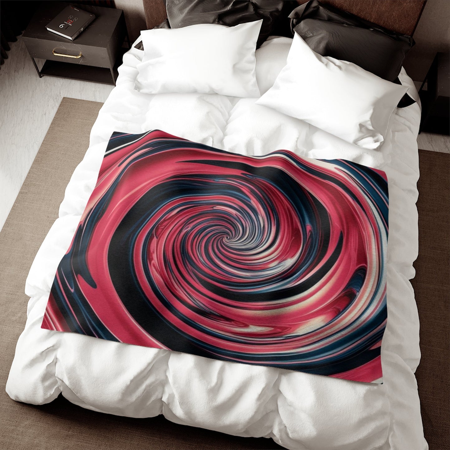 Sweatshirt Blanket – Plush Fleece Throw, 2 Size Options