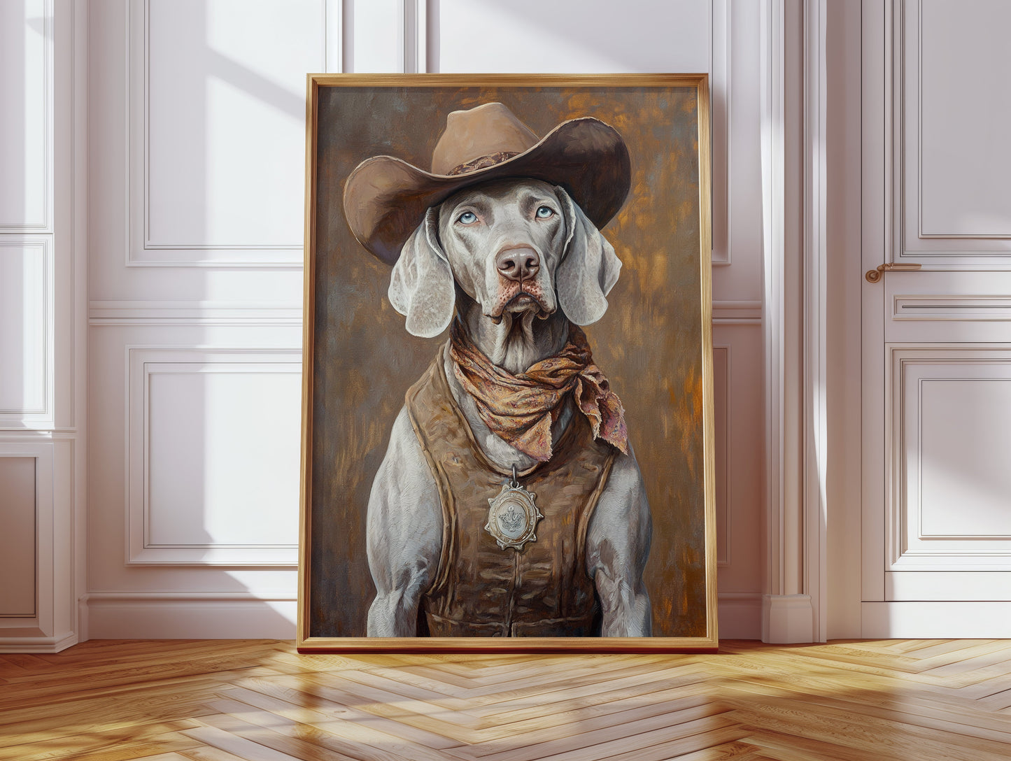 Weimaraner shérif adjoint du désert