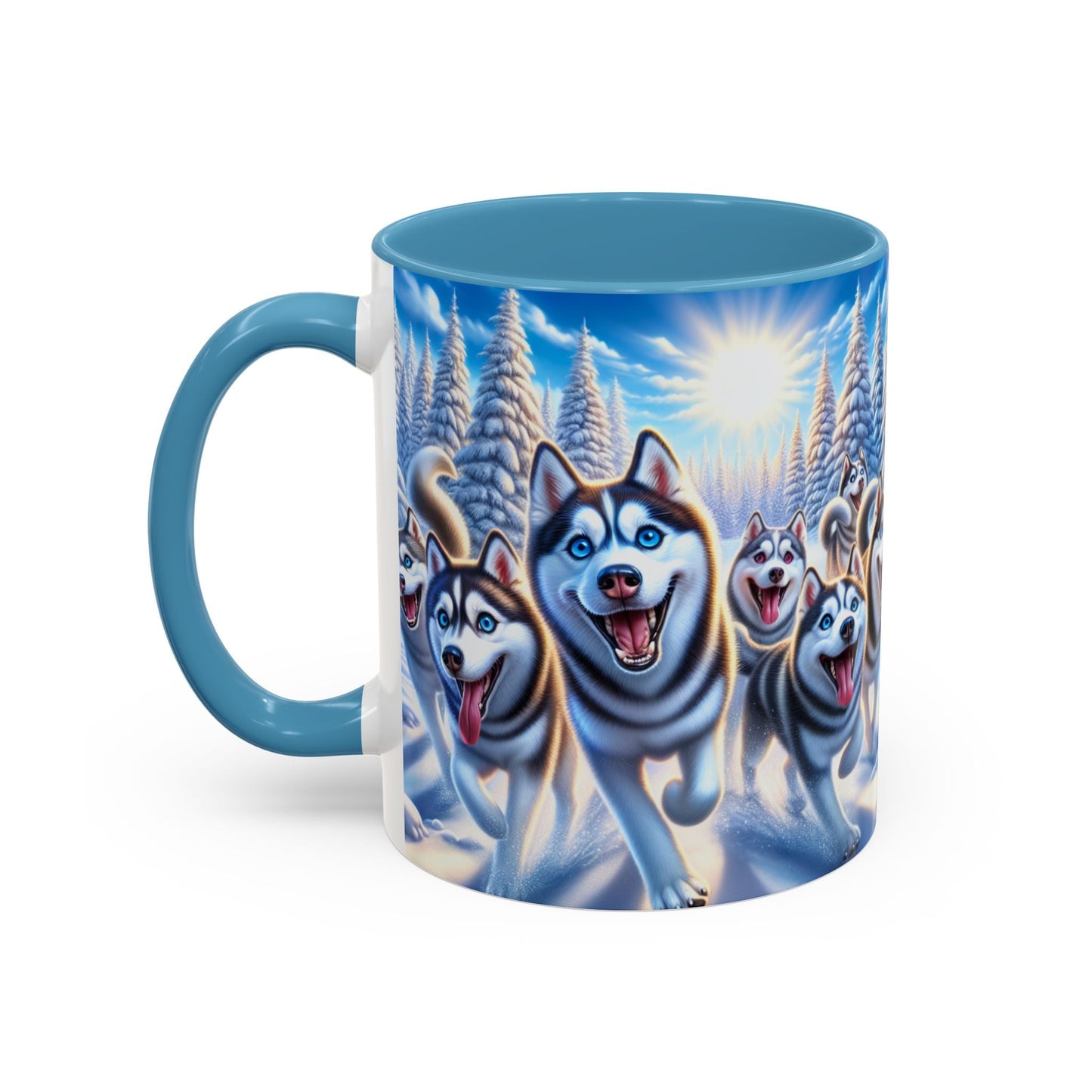 Keramiktasse mit Hunderassen-Motiv – 11 oz & 15 oz