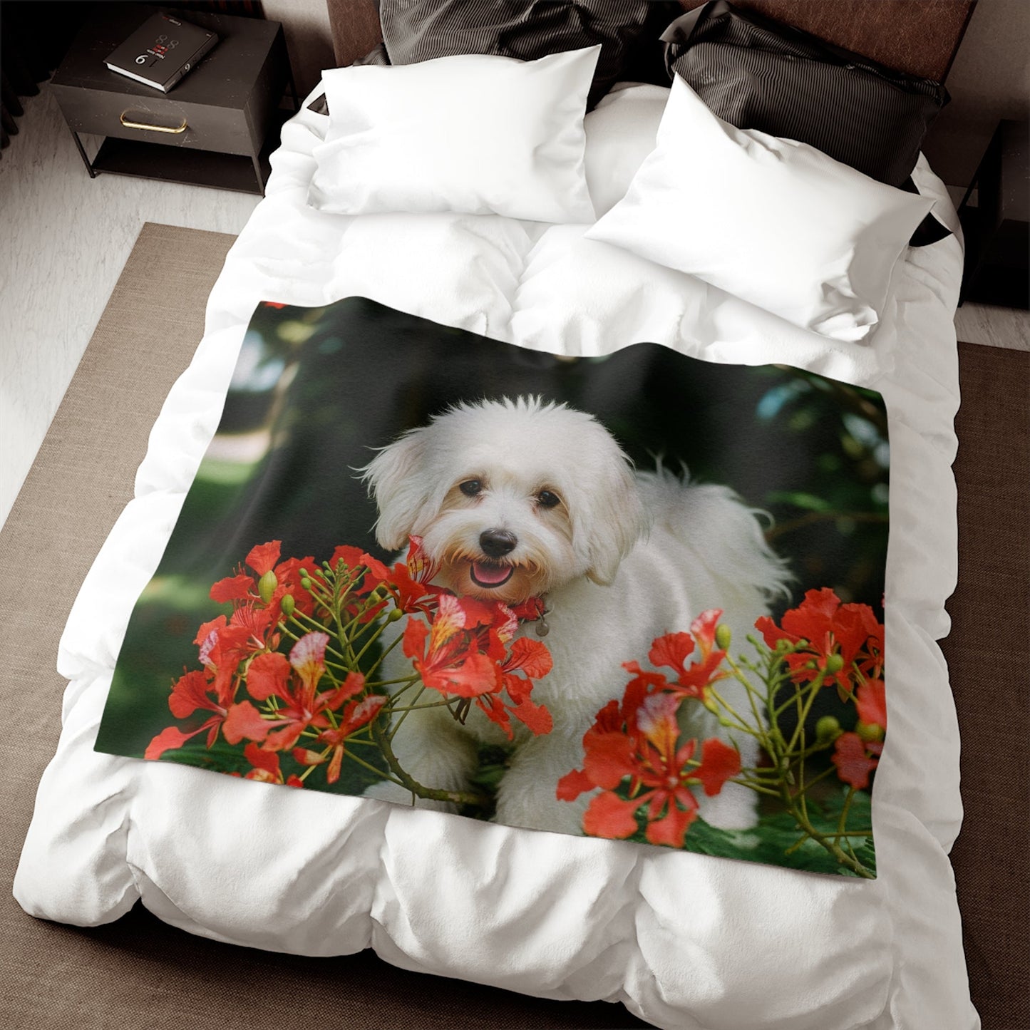 Sweatshirt Blanket – Plush Fleece Throw, 2 Size Options