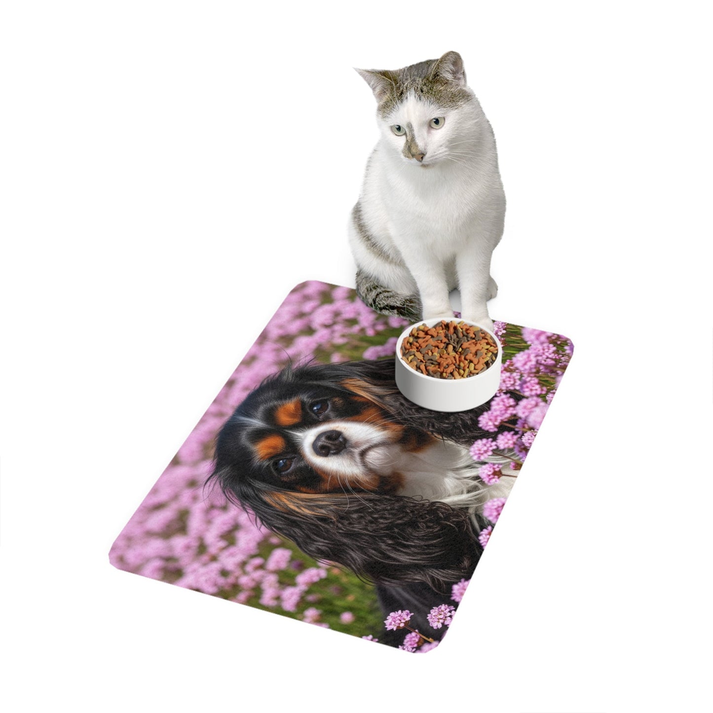 Tapis antidérapant pour animaux de compagnie – Tapis d'alimentation étanche pour chiens