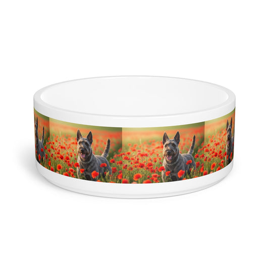 Ceramic Pet Bowl – 16 oz Dog Feeding Bowl
