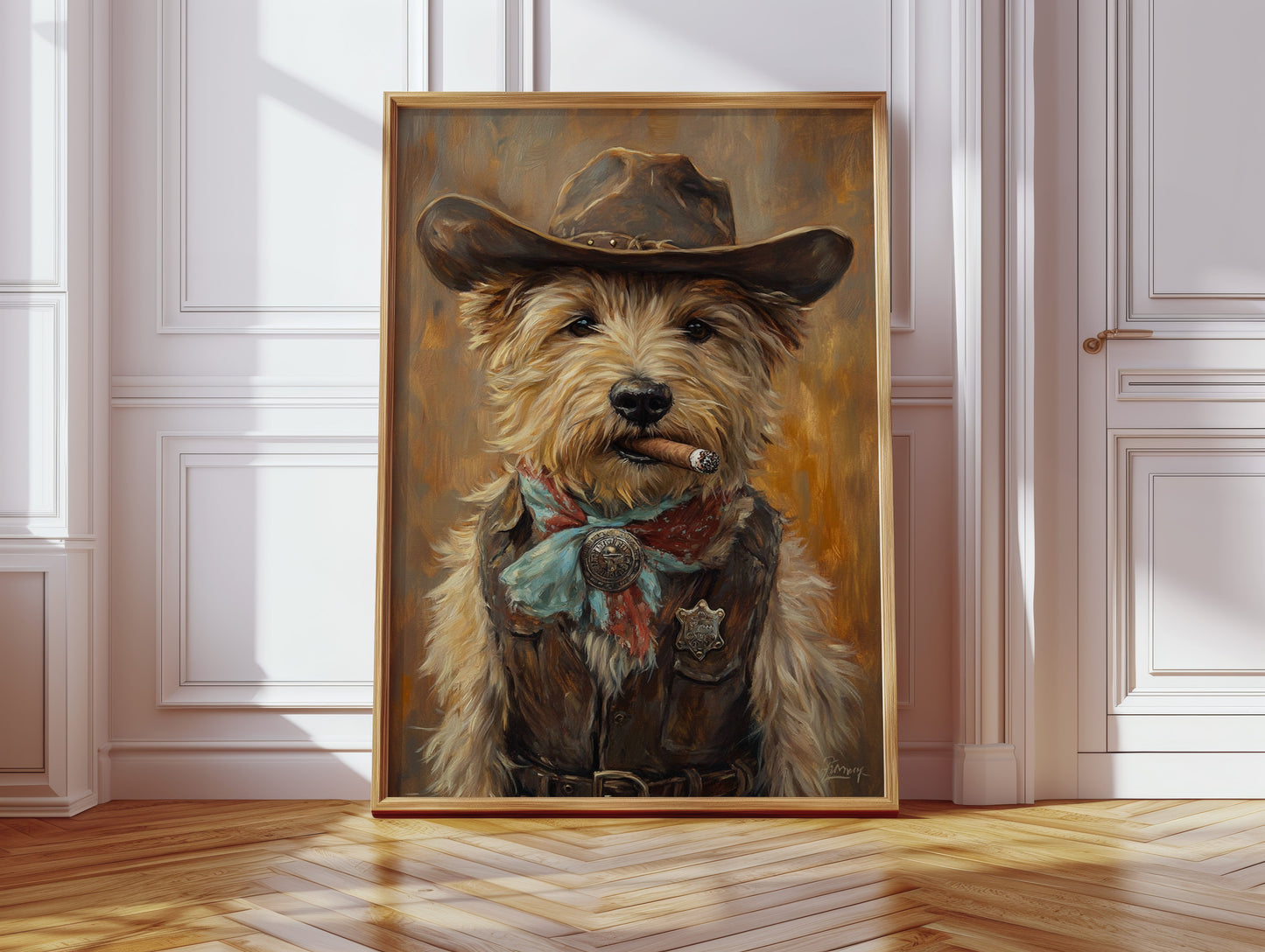 Wheaten Terrier Wild-West-Deputy